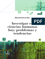 Investigar-En-Ciencias-Humanas-Hoy: Problemas y Tendencias