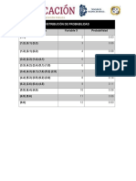 Distribución de Probabilidad