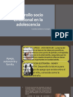 Desarrollo Socio Emocional