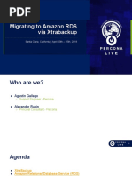 Migrating To Amazon RDS Via Xtrabackup