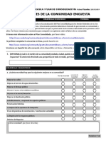 2015 2019 Necesidades de La Comunidad Encuesta Espanol