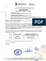 Instructivo: Dirección Departamental de Educación La Paz