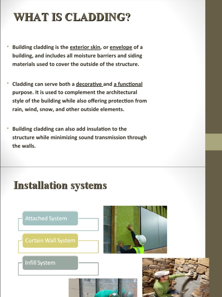 Cladding | Download Free PDF | Wall | Framing (Construction)