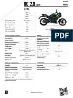 Dominar 400 2.0 2020: especificaciones de la Bajaj de 373 cc