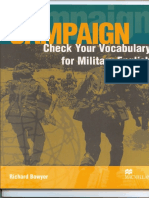 Campaign Checck Your Vocbulary For Military English