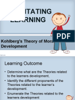 Facilitating Learning: Kohlberg's Theory of Moral Development