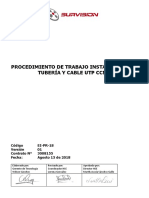EI-PR-18 Procedimiento Instalacion Tuberia y Cable UTP CCM