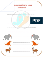 Produk 1tema 1 Binatang, Pra Menulis Untuk Pra TK (Fix)