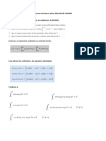 Resumen Fórmulas y tablas ANÁLISIS DE FOURIER