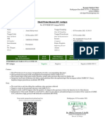 Hasil Pemeriksaan RT Antigen: Name Date of Sampling