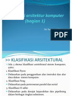 PERTEMUAN 9-Klasifikasi Arsitektur Komputer (Bagian 1)