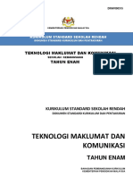 DSKP KSSR Teknologi Maklumat & Komunikasi Tahun 6