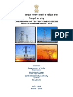 Compendium of Tested Tower Designs For Ehv Transmission Lines
