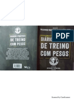 1 Livro Diário de treino capa