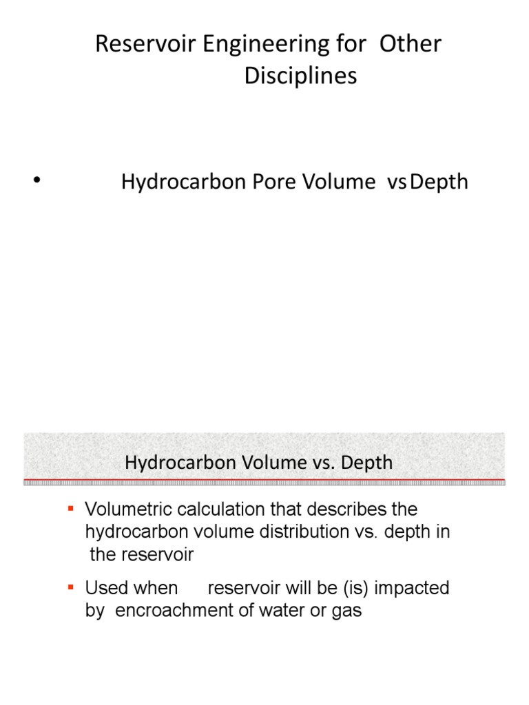 Hydrocarbon Pore Volume Calculations | PDF | Petroleum Reservoir | Porosity