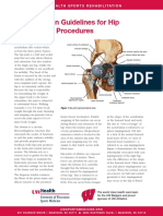 Rehab Hip Arthroscopy