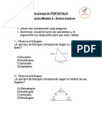 Actividad de PORTAFOLIO Ángulos y Triángulos.