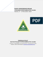 Hasil Konbes 2020 Ppoak