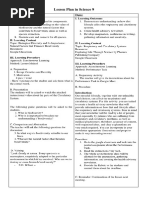 Lesson Plan 1