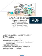 Anestesia en Cirugia Laparoscopica