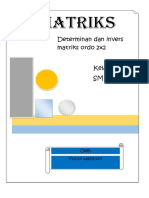 Matriks: Determinan Dan Invers Matriks Ordo 2x2 Kelas XI SMK