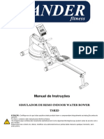 Manual de Instruções: Simulador de Remo Indoor Water Rower Tsrid