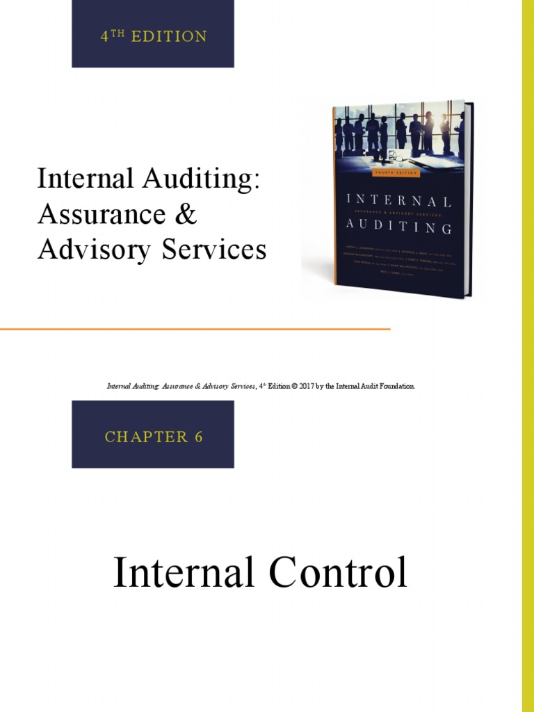 Chapter 6 PPT 4th Edition | PDF | Internal Control | Internal Audit