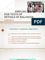 Audit Sampling For Tests of Details of Balances