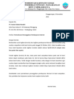 Surat Permohonan Penanggahan Pembayaran Internet