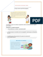 Ficha de Ciencia y Tecnología de Segundo Grado 07-10-2021