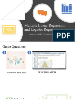 Multiple Linear Regression and Logistic Regression