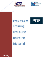 PMP Pre Course Material 2019