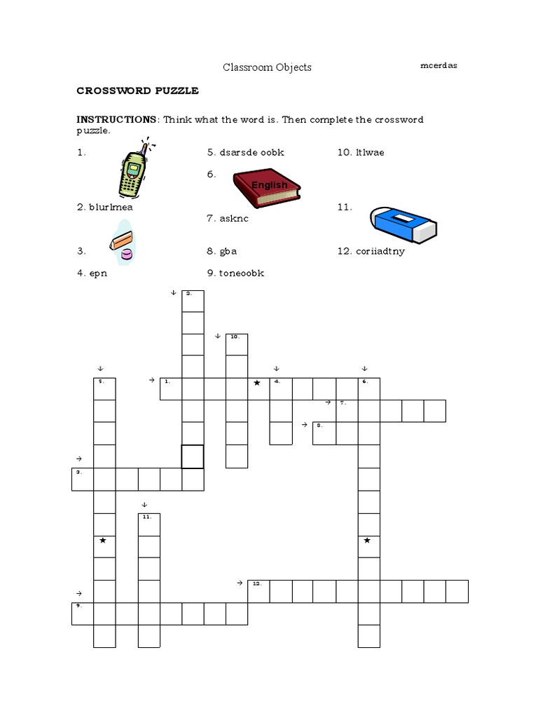 Classroom Objects | PDF