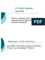 Examen Fisico Aparato Cardiovascular