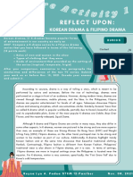 Reflect Upon:: Korean Drama & Filipino Drama