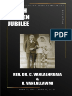 Golden Jubilee of Rev. Dr. C. Vanlalhruaia & K. Vanlallawmi