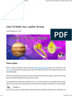Want To Make Your Jupiter Strong