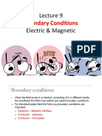 Electric & Magnetic: Boundary Conditions