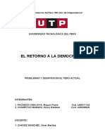 Retos de la democracia peruana en los 80