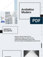 SEJARAH ARSITEKTUR MODERN