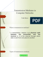 Types of Transmission Mediums in Computer Networks