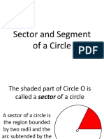 Sector and Segment of A Circle