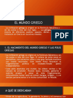 Orígenes y fragmentación política de la civilización griega