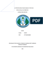 Literature Review Tingkat Pengetahuan Masyarakat Tentang Penggunaan Antibiotk-Hesti PO714251181023