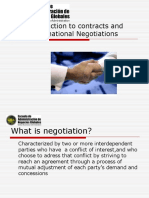 Introduction To Contracts and International Negotiations