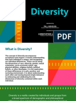 Diversity: Christopher L. Infante