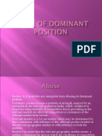 Abuse of dominance
