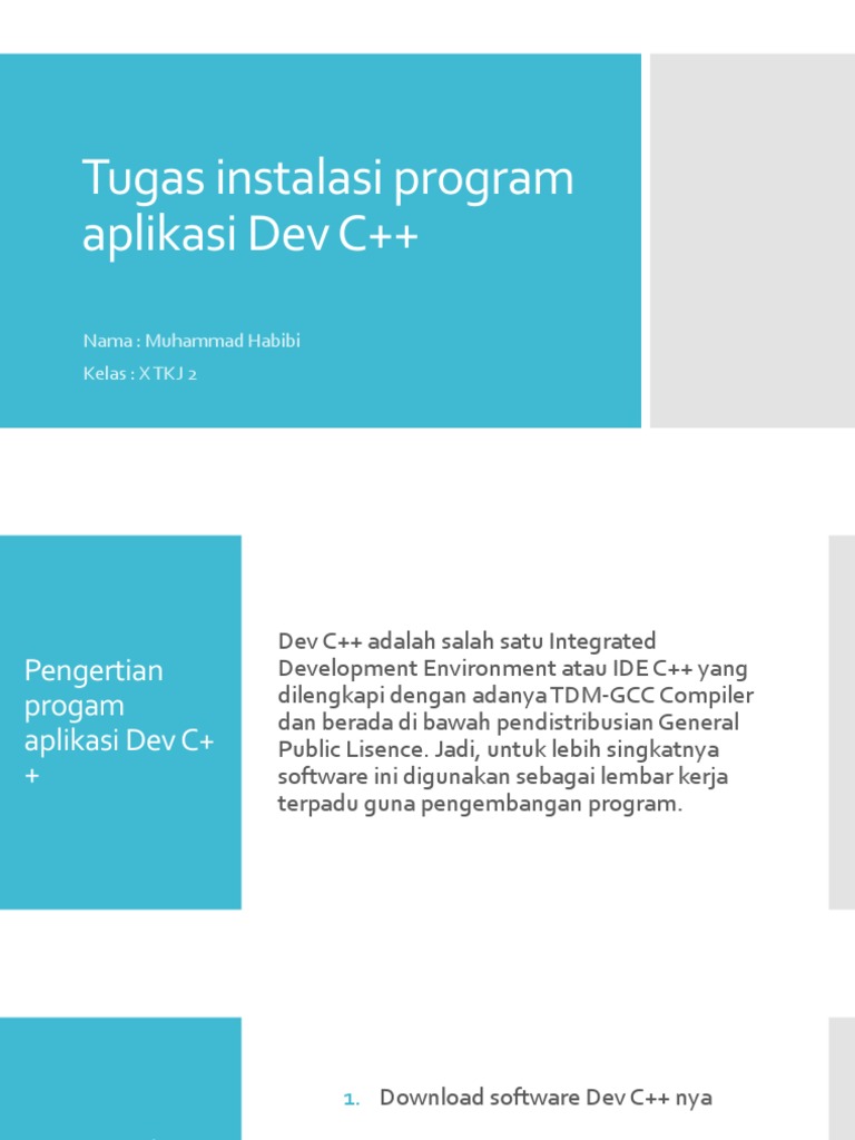 Instalasi Program Aplikasi Dev C++ | PDF | Komputer