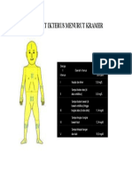 Derajat Ikterus Menurut Kramer