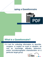 Questionnaire Design BRM 1nfZ